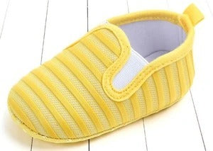 baby shoes boys newborn infant shoes prewalkers girls crib shoes autumn 0-18M slip on navy pink yellow blue SandQ baby