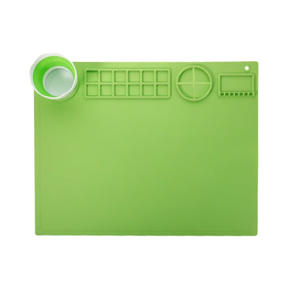 Silicone Double Bowl Painting Graffiti Oil Painting Mat