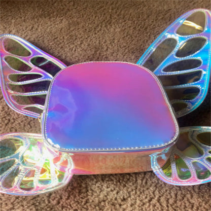 Laser Butterfly Wings Girls Backpack