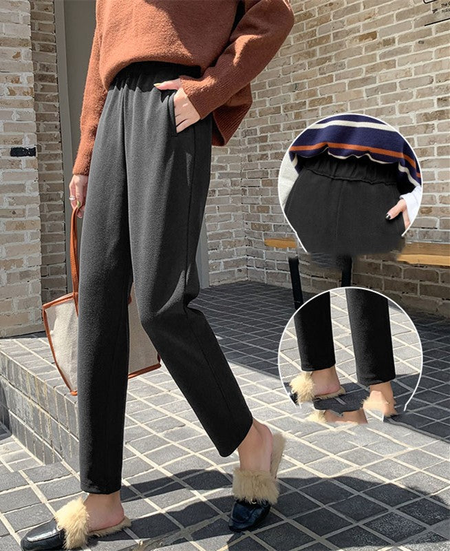 Women's straight thin harem pants