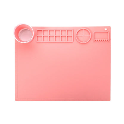 Silicone Double Bowl Painting Graffiti Oil Painting Mat