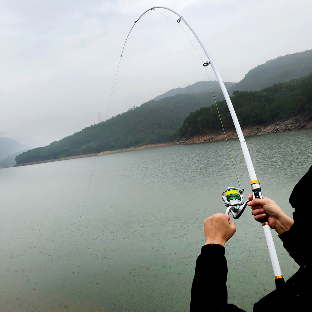 Fishing Rod Feeder Hard FRP Carbon Fiber Telescopic Fishing Rod Fishing Pole
