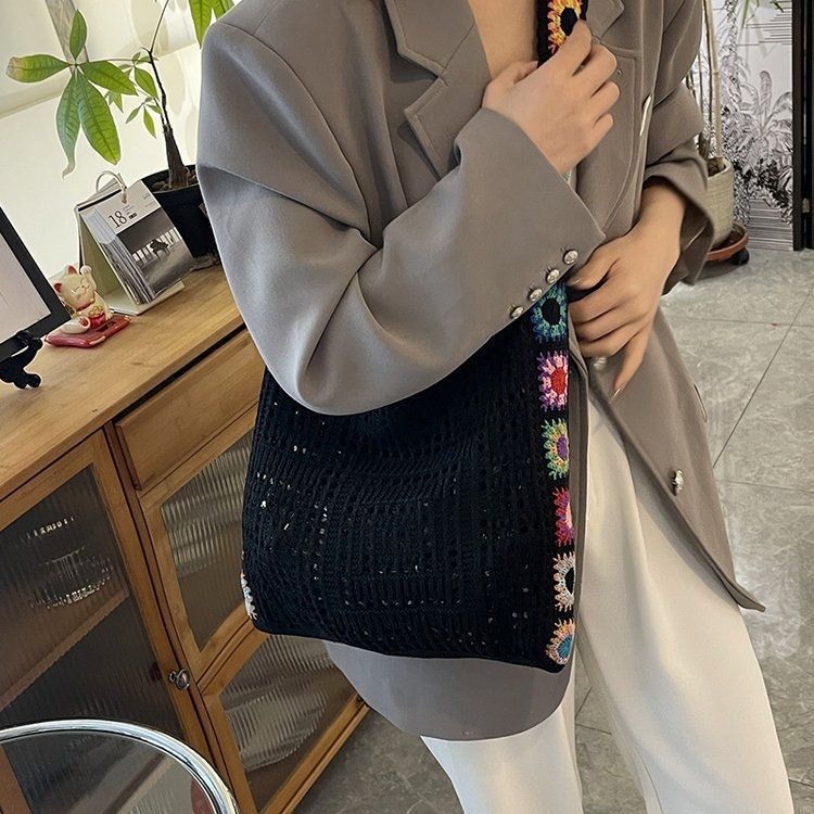 New Knitted Bag Large Capacity Women