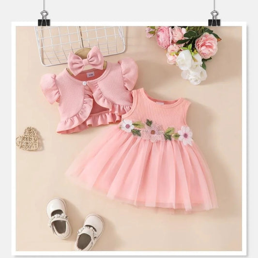 New baby girl tutu dress vestidos Hot baby kids cute lace flower summer party dresses