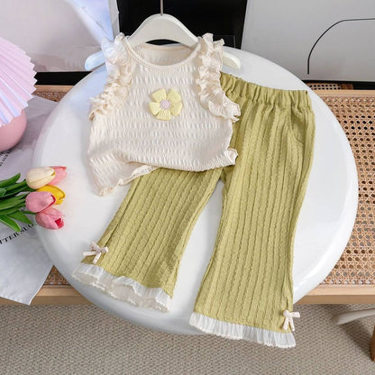 Children Clothing  Autumn Winter Girls Knitted Bottoms Korean Style Woollen Pants Leggings for Children Fashion Pants Girls