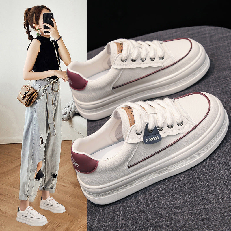 Flat All-Match Sports Casual White Shoes For Women (Available)