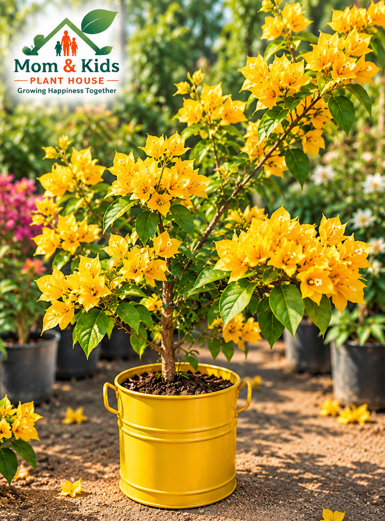 বাগানবিলাস (Bougainvillea)- Big Size Plant Including Growing Media & Without Iron Drum