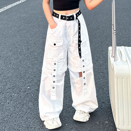 Da Tong's Stylish And Simple Detachable Work Pants