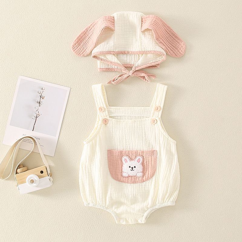 Super Cute Onesie Thin Breathable Strap Triangle Rompers
