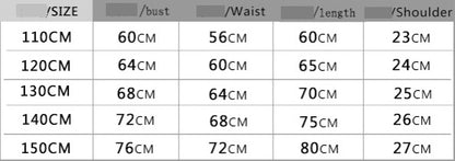 Girls' Embroidered Puff Mesh Color Matching Princess Dress