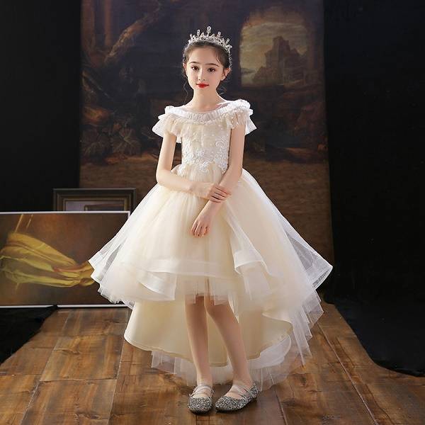 Children's Dress High-end Trailing Princess Dress