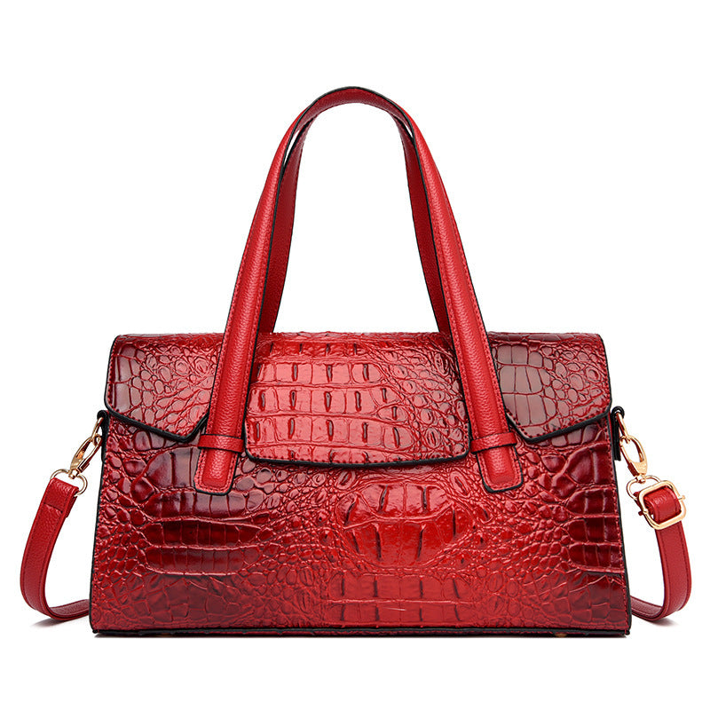Soft Leather Fashion Handbag Large Capacity Shoulder Messenger Bag