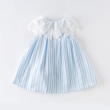 Striped skirt princess dress