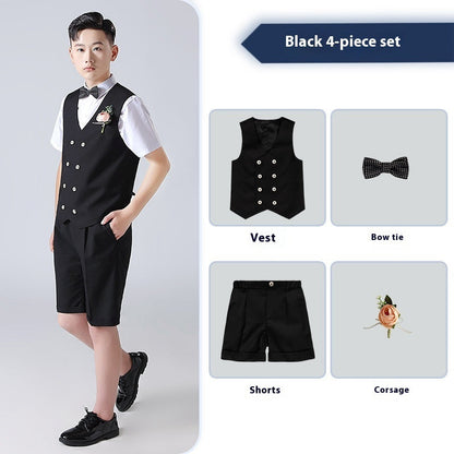 Boys' Plus-sized Plus Size Suit Performance Dress