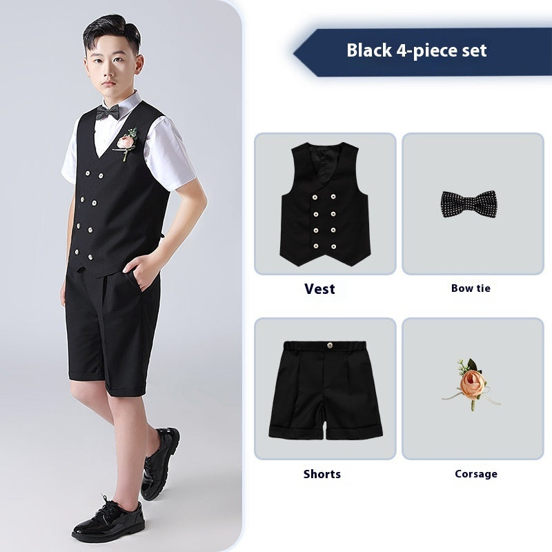 Boys' Plus-sized Plus Size Suit Performance Dress