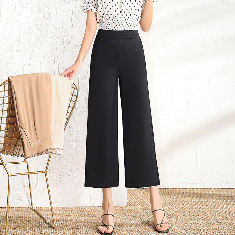 Women's Wide-Leg Pants High-Waist Straight-Leg Pants Are Thin New Suit Pants