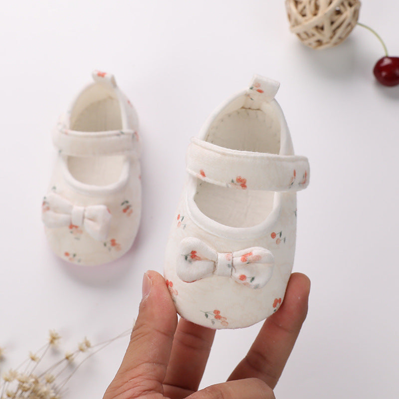 Color Cotton Toddler Shoes Soft Sole Newborn Baby Shoes 0-12 Months Male And Female Baby Shoes (Available)