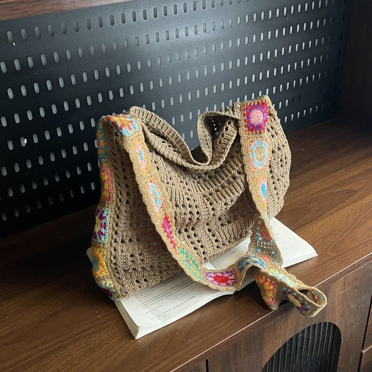 New Knitted Bag Large Capacity Women