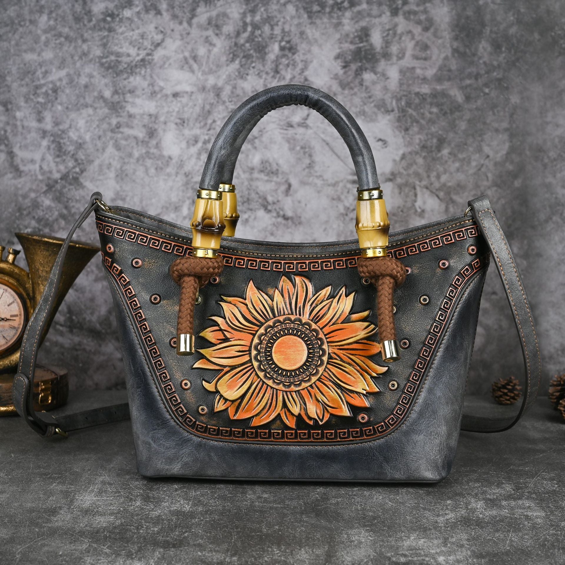 High-grade Elegant Middle-aged One-shoulder Versatile Crossbody Bag