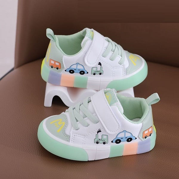 Toddlers Girls Boys Mesh Breathable Soft Soles Shoes Children's Spring Autumn Cartoon Casual Sport Shoes