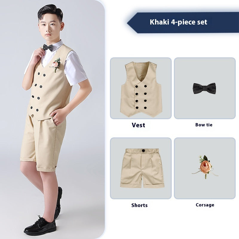 Boys' Plus-sized Plus Size Suit Performance Dress