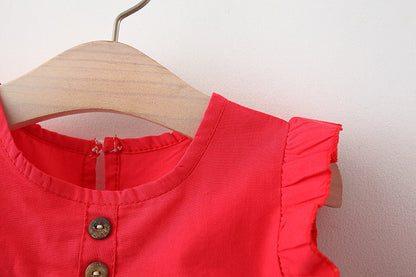 Fashion Girls Korean Cotton Dress