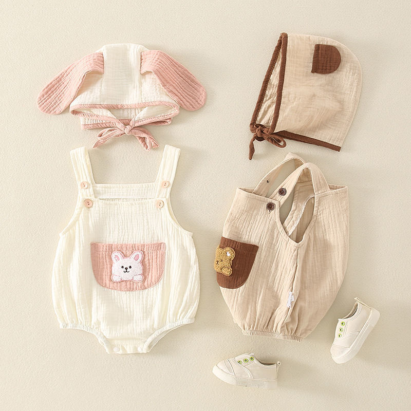 Super Cute Onesie Thin Breathable Strap Triangle Rompers