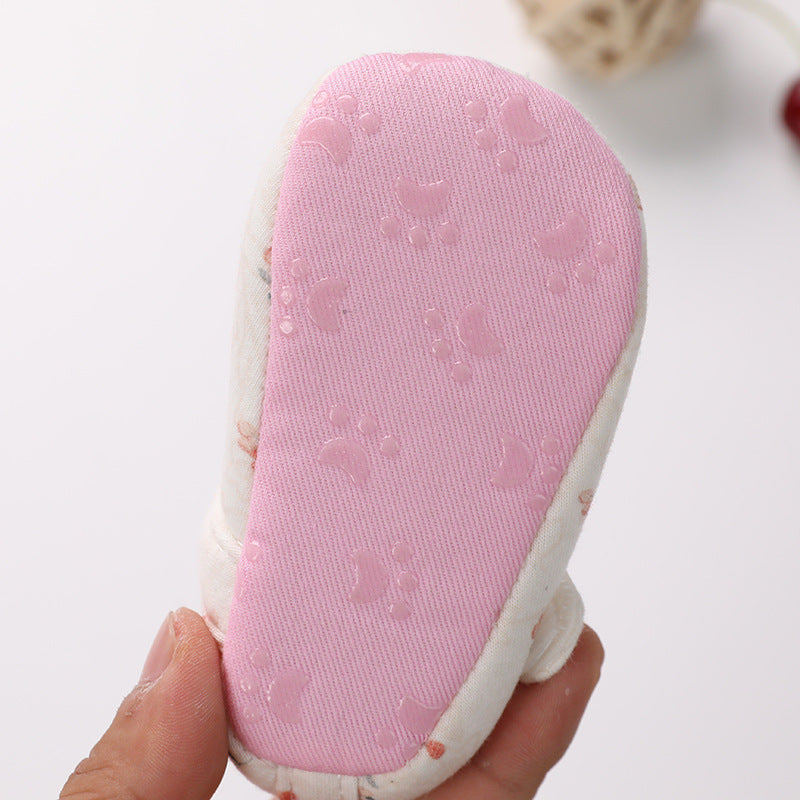 Color Cotton Toddler Shoes Soft Sole Newborn Baby Shoes  Male And Female Baby Shoes