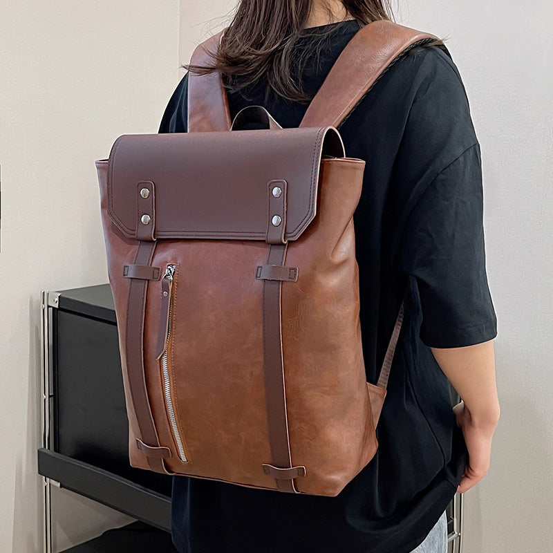 College Student Wear-resistant Durable Simple Casual Fashion Backpack