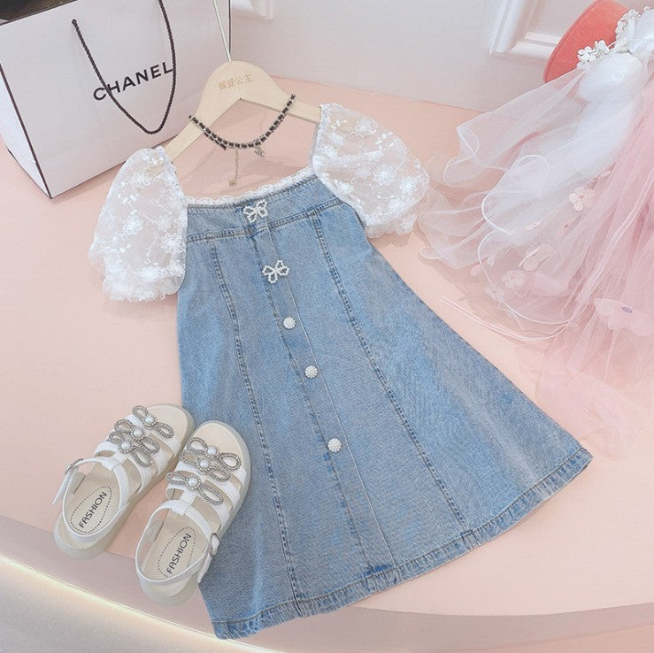 Baby Girl's Puff Sleeve Dress Children'