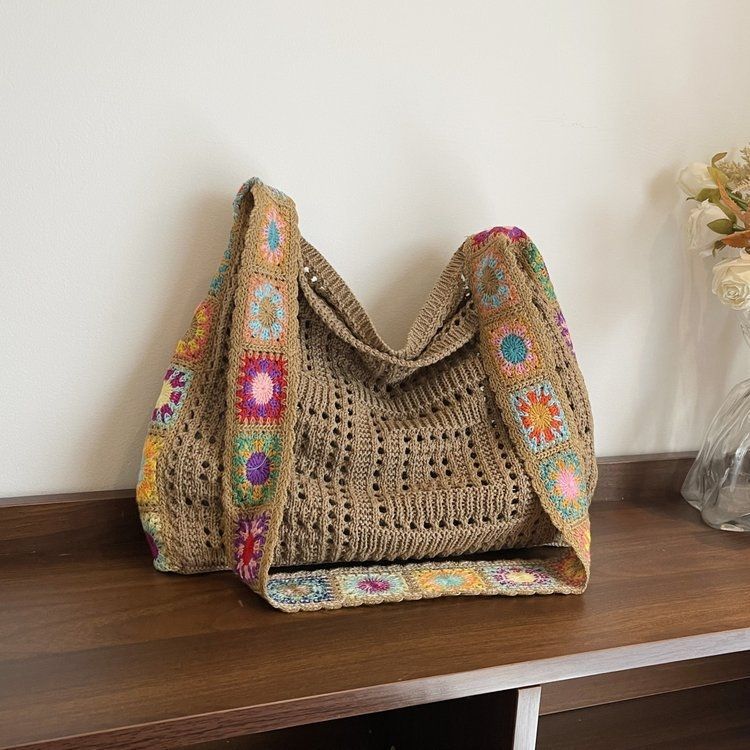New Knitted Bag Large Capacity Women