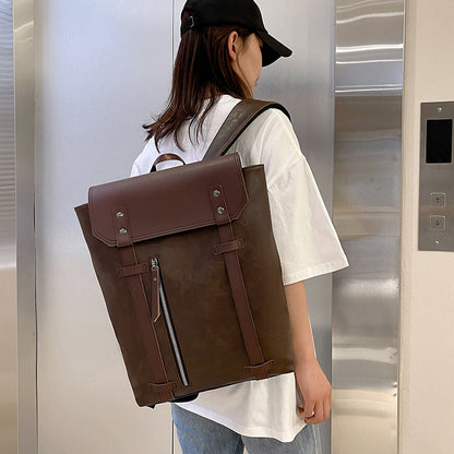 College Student Wear-resistant Durable Simple Casual Fashion Backpack