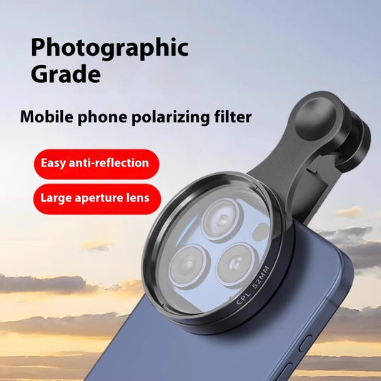Mobile Phone Polarized Lens Special Photography Filter Photo HD Auxiliary Shooting