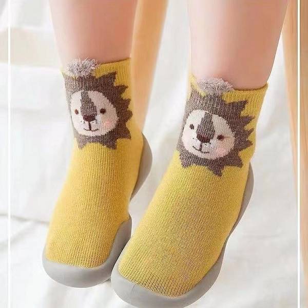Cute cartoon animals toddler baby socks shoes (Available)