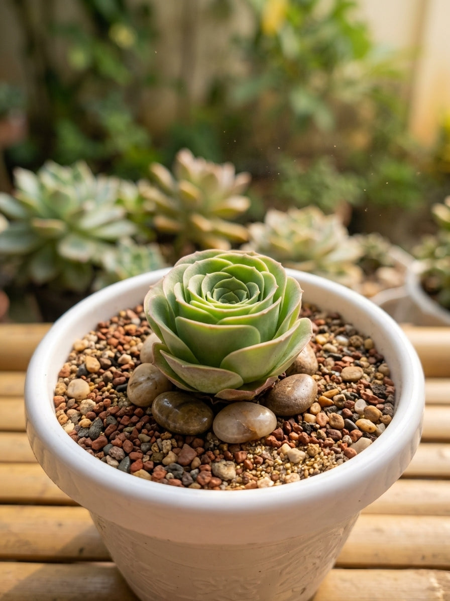 Green Rose Succulent-গ্রিন রোজ সাকুলেন্ট