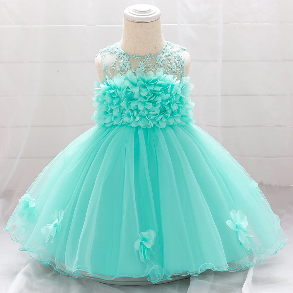 Toddler Girl Party Dresses Baby Dress For Girls  Birthday Princess Dress Christening Gown Infant Baptism Vestidos Clothes