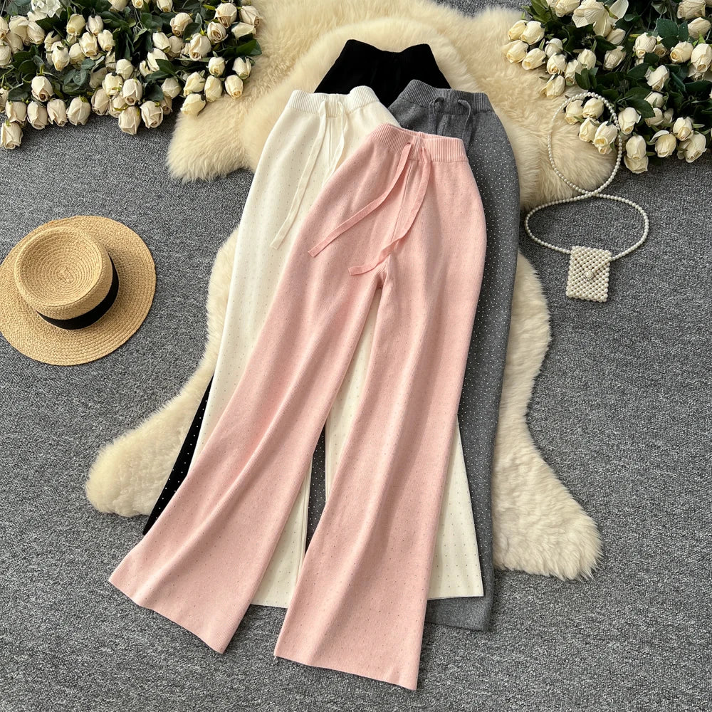 Winter Casual Pants Women Print High Elastic Waist Trousers Girls Outdoor Pants Wholesale
