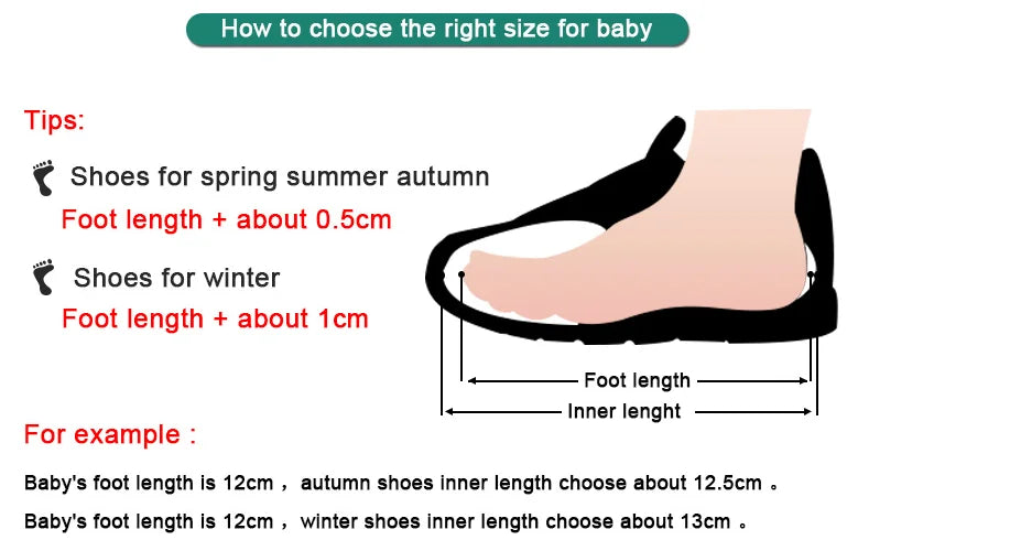 Baby Walking Shoes For Infants  Anti Slip Soft Soled Shoes For Spring and Autumn Suitable For Both Male