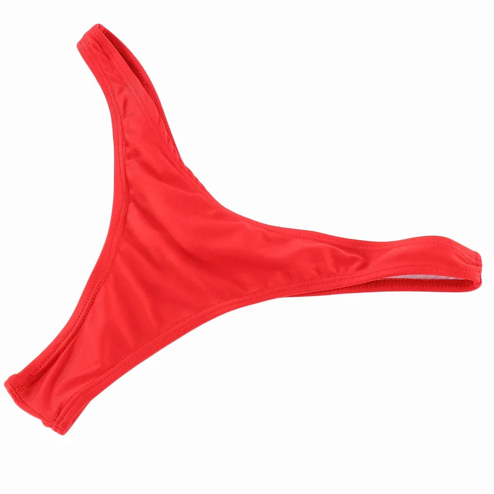 Classic Cut Short Bottoms Biquini Swim Ladies Swimsuit Women Briefs Bikini Bottom Side Ties Brazilian Thong Swimsuit