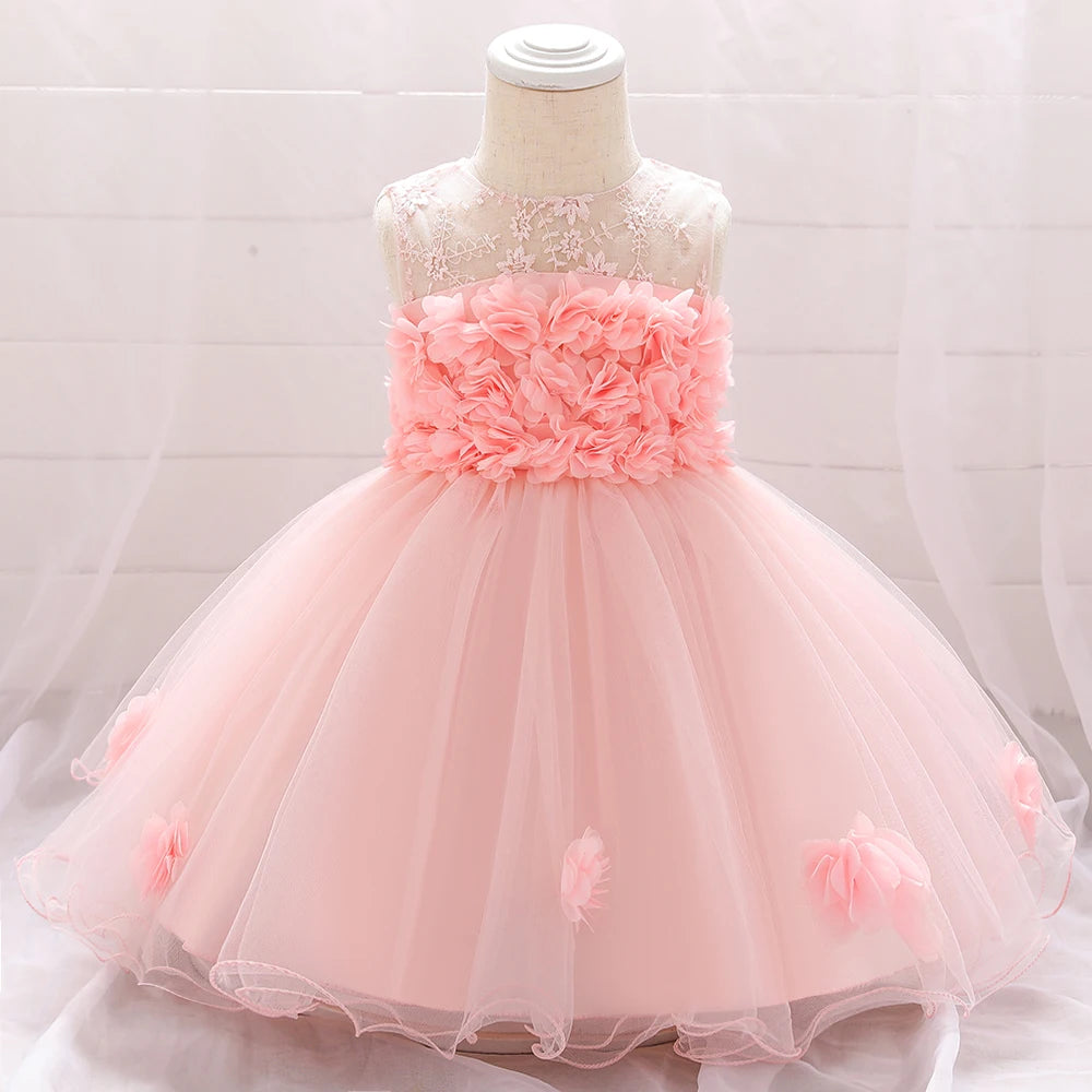 Toddler Girl Party Dresses Baby Dress For Girls  Birthday Princess Dress Christening Gown Infant Baptism Vestidos Clothes