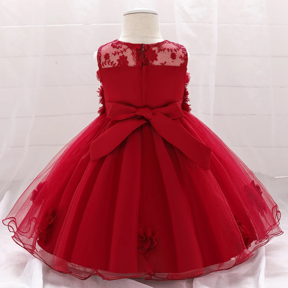 Toddler Girl Party Dresses Baby Dress For Girls  Birthday Princess Dress Christening Gown Infant Baptism Vestidos Clothes