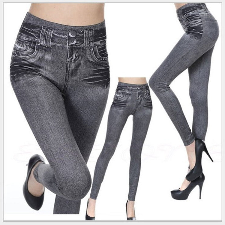 leggings women spring and autumn high waist outer wear one-piece pants
