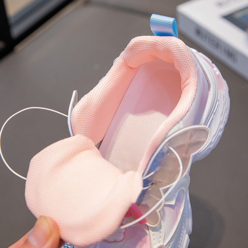 New Led Light Kids Shoes Student