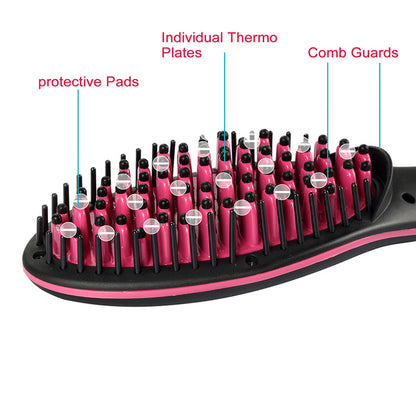 LED display hair comb wet and dry dual-use straight hair comb electric magic comb hair straightener straight artifct