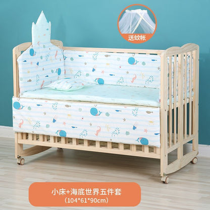 Baby Cot Baby Bed Children's Crib With Mosquito Net