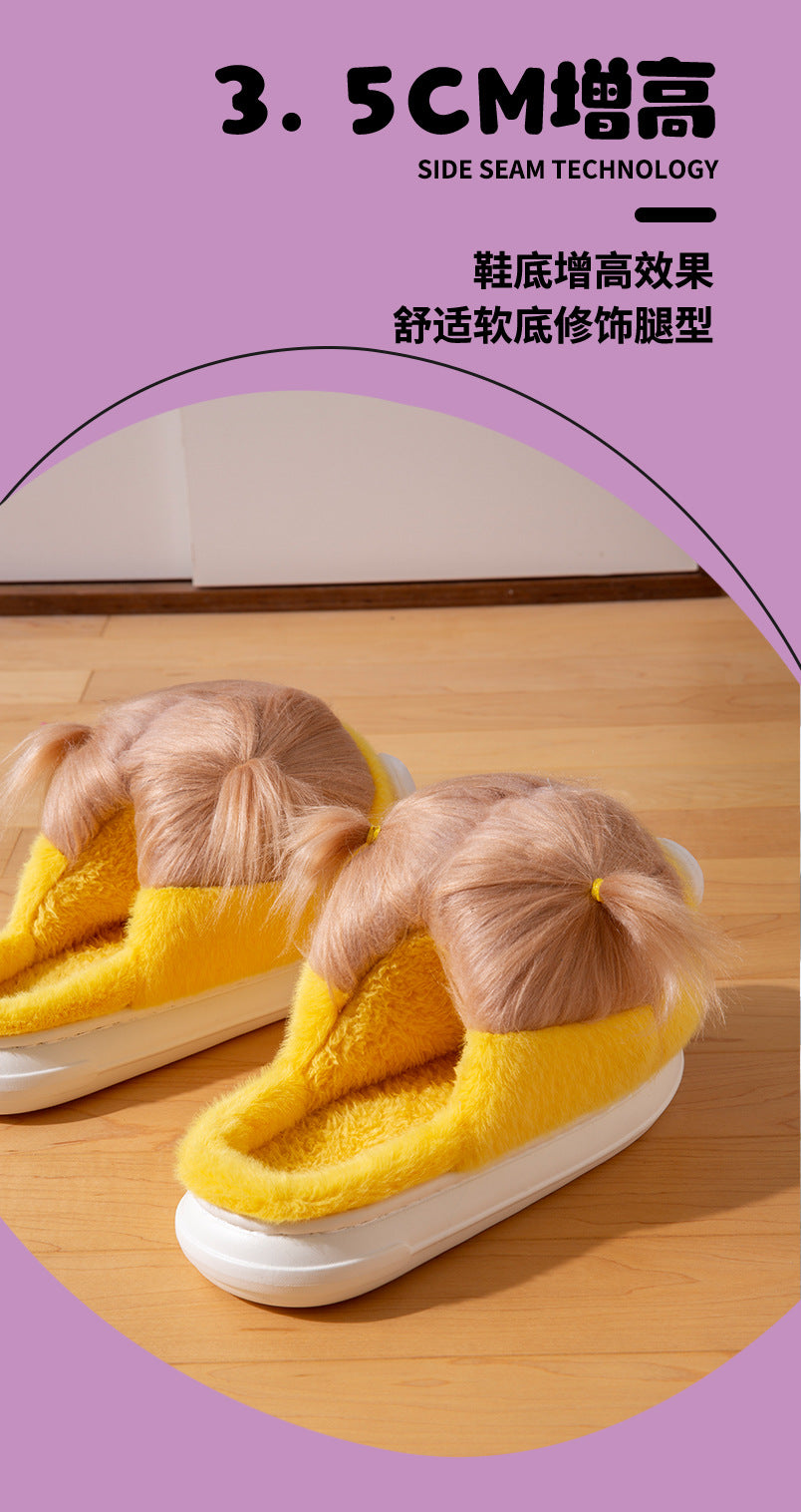 Carto0n cotton slippers for women
