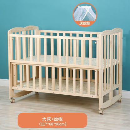 Baby Cot Baby Bed Children's Crib With Mosquito Net