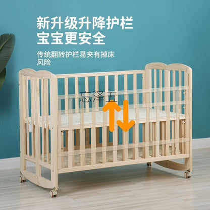 Baby Cot Baby Bed Children's Crib With Mosquito Net