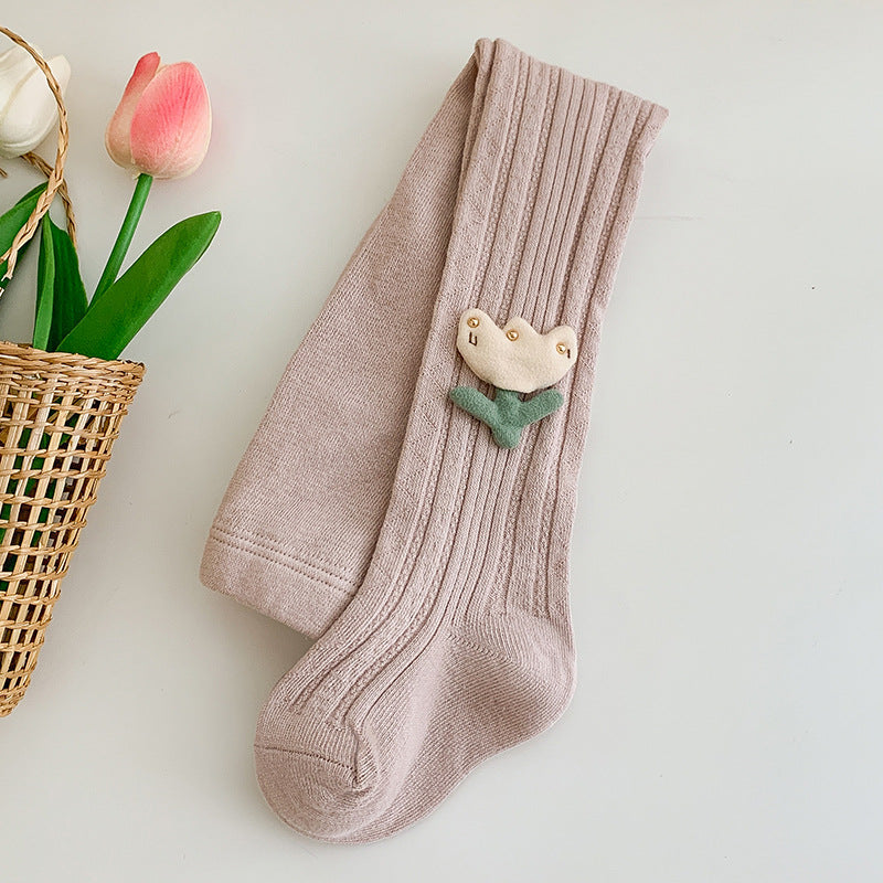 Baby pantyhose Spring and Autumn New wear girls pantyhose thin children's leggings Children Baby pantyhose wholesale