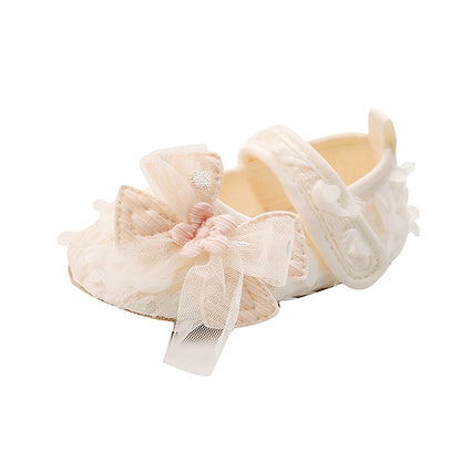 Baby Princess Shoes Non-slip Soft Bottom - White